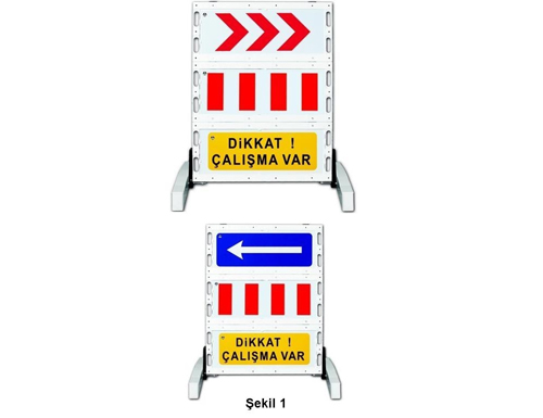 Katlanır Uyarı Bariyeri