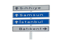 Kavşak İçi Yönlendirme Levhası