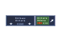 Resmi Büyütmek için Tıklayınız Kaplama Üstüne Yön Levhası